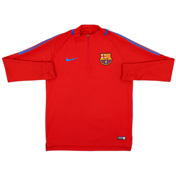 2017-18 Barcelona Nike 1/4 Zip Drill Top - 8/10 - (M)