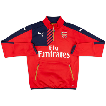 2015-16 Arsenal Puma 1/4 Zip Drill Top - 6/10 - (S)