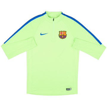 2017-18 Barcelona Nike 1/4 Zip Drill Top - 7/10 - (S)