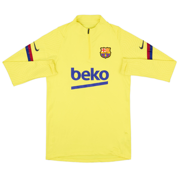 2020-21 Barcelona Nike 1/4 Zip Drill Top - 9/10 - (S)