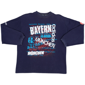 1998-00 Bayern Munich adidas Sweat Top - 7/10 - (S)