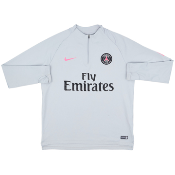 2018-19 Paris Saint-Germain Nike 1/4 Zip Drill Top - 7/10 - (XL)