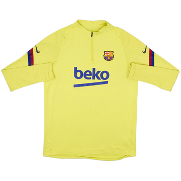 2020-21 Barcelona Nike 1/4 Zip Drill Top - 6/10 - (L)