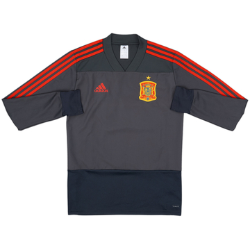 2017-18 Spain adidas Drill Top - 9/10 - (S)