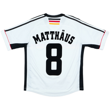 1998-00 Germany Home Shirt Matthaus #8 - 9/10 - (Y)