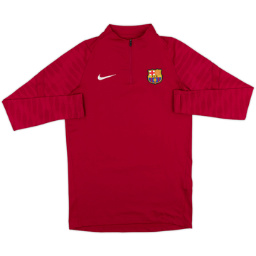 2021-22 Barcelona Nike 1/4 Zip Sweat Top - 10/10 - (S)