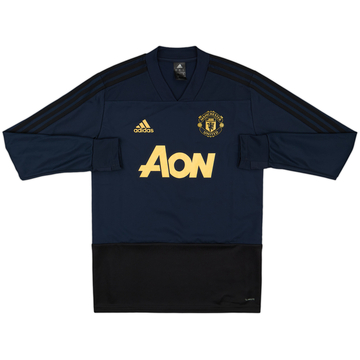 2018-19 Manchester United adidas Drill Top - 10/10 - (S)