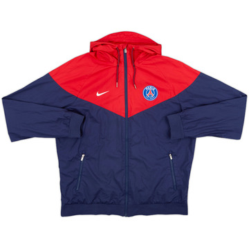 2017-18 Paris Saint-Germain Nike Hooded Track Jacket - 8/10 - (L)