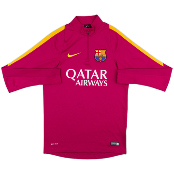 2016-17 Barcelona Nike 1/4 Zip Drill Top - 9/10 - (S)