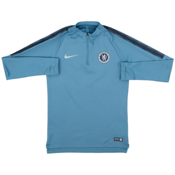 2018-19 Chelsea Nike 1/4 Zip Drill Top - 10/10 - (S)