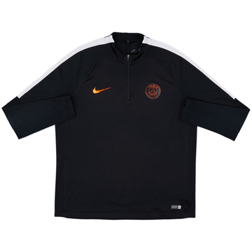 2016-17 Paris Saint-Germain Nike 1/4 Zip Drill Top - 5/10 - (XL)