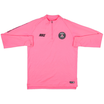 2019-20 Paris Saint-Germain Nike 1/4 Zip Drill Top - 7/10 - (M)