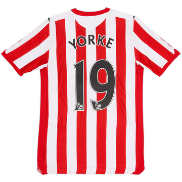 2008-09 Sunderland Home Shirt Yorke #19 - 6/10 - (XL.Boys)