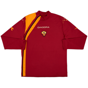 2005-06 Roma Home L/S Shirt - 5/10 - (L)