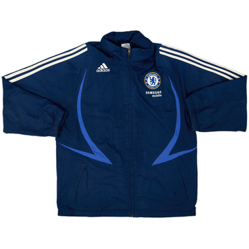 2007-08 Chelsea adidas Hooded Rain Jacket - 7/10 - (L)