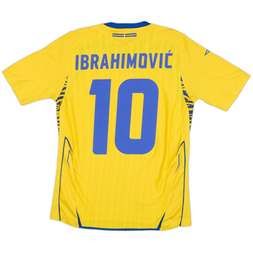 2007-09 Sweden Home Shirt Ibrahimovic #10 - 8/10 - (XL.Boys)