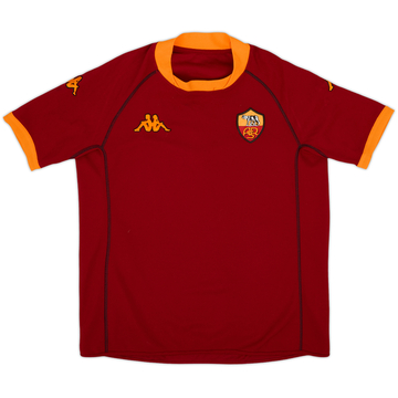 2002-03 Roma Basic Home Shirt - 7/10 - (XL.Boys)