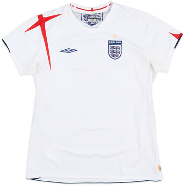 2005-07 England Home Shirt - 8/10 - (Women's S)