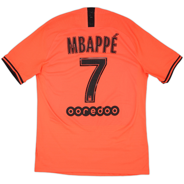 2019-20 Paris Saint-Germain Authentic Away Shirt Mbappe #7 - 10/10 - (M)