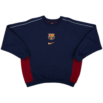 1999-00 Barcelona Nike Sweat Top - 8/10 - (L)