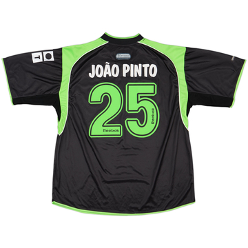 2001-02 Sporting CP Away Shirt Joao Pinto #25 - 9/10 - (L)