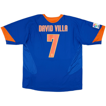 2005-06 Valencia Away Shirt David Villa #7 (XXL)