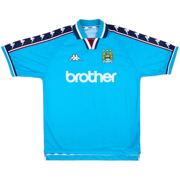 1997-99 Manchester City Home Shirt - 8/10 - (XL)