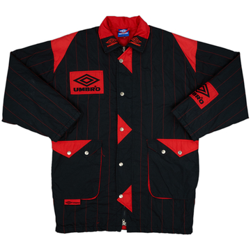 1992-93 Manchester United Umbro Padded Bench Coat - 9/10 - (L)