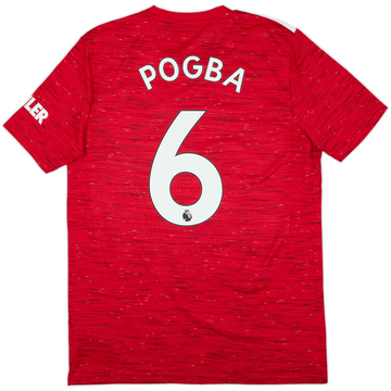 2020-21 Manchester United Home Shirt Pogba #6 - 8/10 - (L)