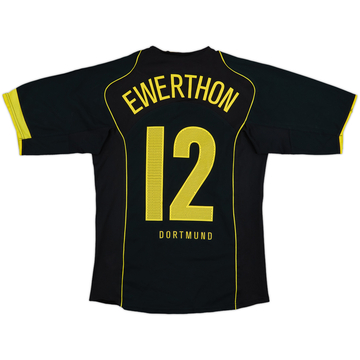 2004-05 Borussia Dortmund Away Shirt Ewerthon #12 - 7/10 - (XL.Boys)