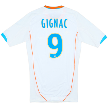 2012-13 Olympique Marseille Player Issue TechFit Home Shirt Gignac #9 - 10/10 - (M)