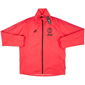 2018-19 Manchester United adidas Hooded Rain Jacket (L)