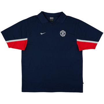 2002-03 Manchester United Nike Polo Shirt - 9/10 - (XL)