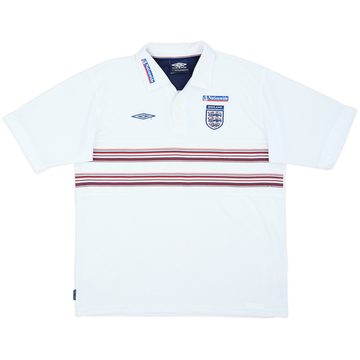 2002-03 England Umbro Polo Shirt - 8/10 - (XL)
