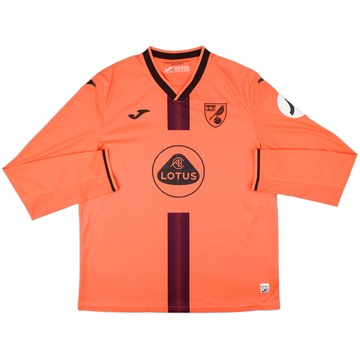2021-22 Norwich City Third L/S Shirt - 9/10 - (XXL)