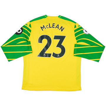 2021-22 Norwich Home L/S Shirt McLean #23 - 9/10 - (XXL)
