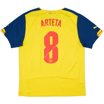 2014-15 Arsenal Away Shirt Arteta #8 - 8/10 - (L)