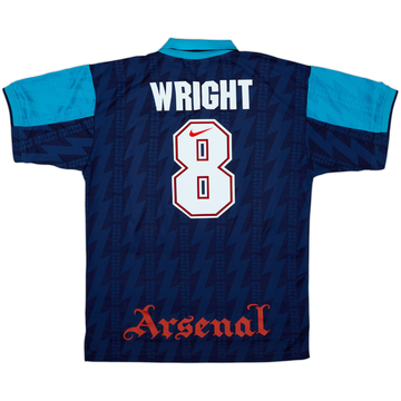 1994-95 Arsenal Away Shirt Wright #8 - 8/10 - (XL)