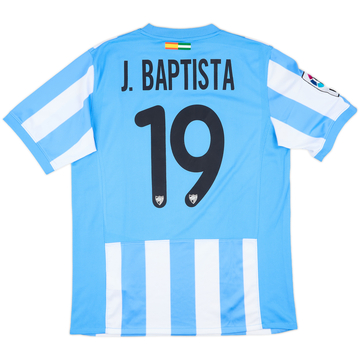 2011-12 Malaga Home Shirt J. Baptista #19 - 8/10 - (M)
