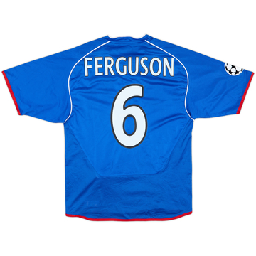 2005-06 Rangers Home Shirt Ferguson #6 - 4/10 - (M)