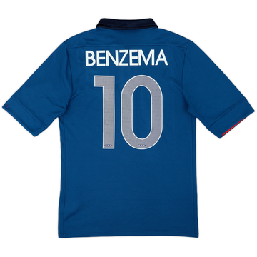 2011-12 France Home Shirt Benzema #10 - 8/10 - (S)