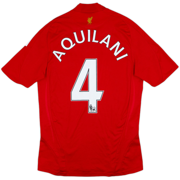 2008-10 Liverpool Home Shirt Aquilani #4 - 6/10 - (S)