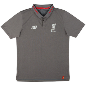 2018-19 Liverpool New Balance Polo Shirt - 8/10 - (M)