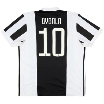 2017-18 Juventus Home Shirt Dybala #10 - 7/10 - (XL.Boys)