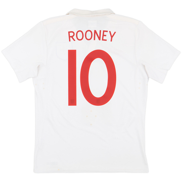 2009-10 England 'South Africa' Home Shirt Rooney #10 - 8/10 - (M)