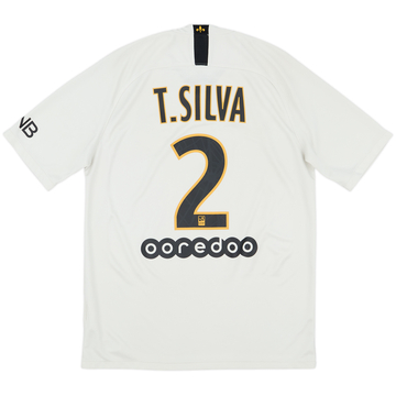 2018-19 Paris Saint-Germain Away Shirt T.Silva #2 - 7/10 - (M)