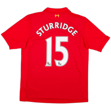 2012-13 Liverpool Home Shirt Sturridge #15 - 6/10 - (M)