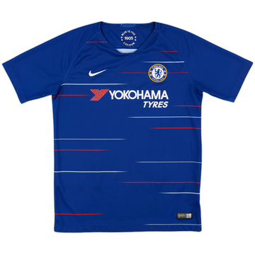 2018-19 Chelsea Home Shirt - 6/10 - (XL.Boys)