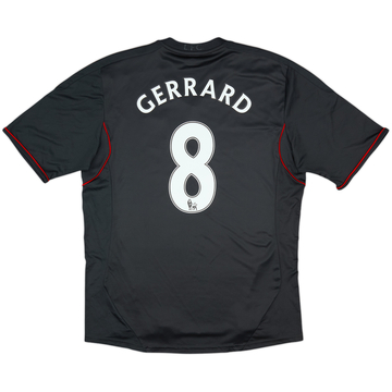 2011-12 Liverpool Away Shirt Gerrard #8 - 8/10 - (L)