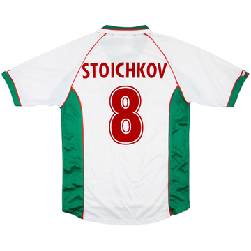 1998-00 Bulgaria Home Shirt Stoichkov #8 - 8/10 - (XL)